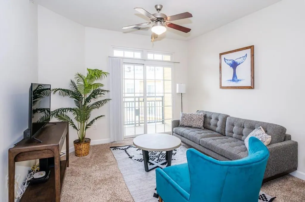 Viagem Airy 1Br With Balcony Gym And Parking Apartment Charlotte